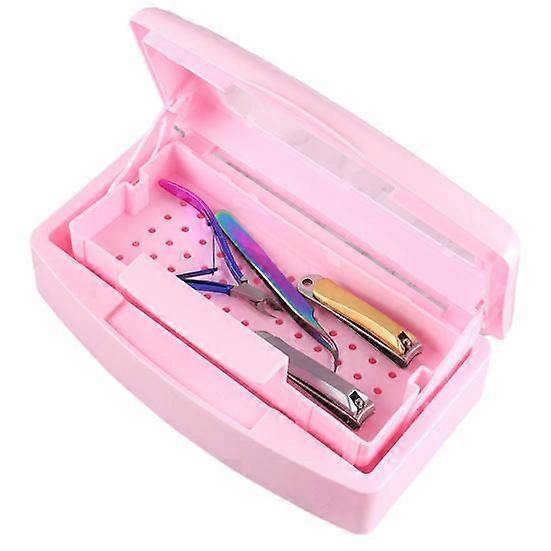 Nail Tool Sterilization Lifespan Filter Sturdy Transparent Cover Versatile Box Long Sterilization Case for