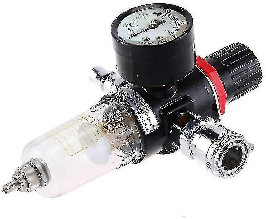 Filter Regulator For Compressed 1/4" Pressure Oil Luator Separator R Processor Gas Gau Connector