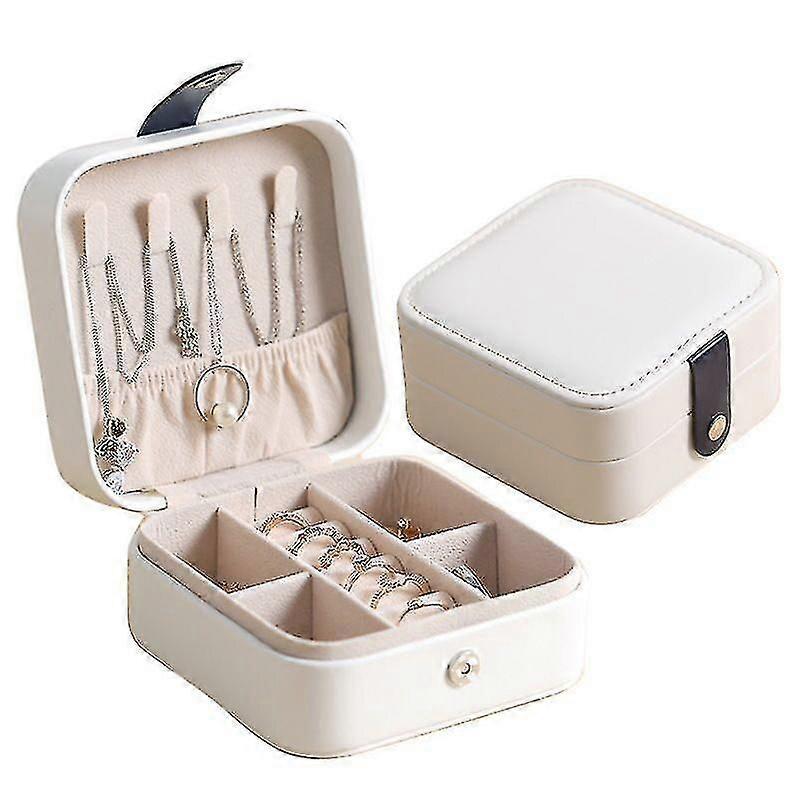 Pu Single Layer Simple Jewelry Stora Box