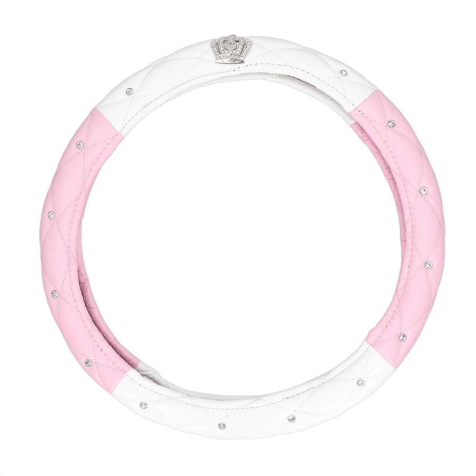 Car Steering Wheel Cover PU Leather Cute Decorations Universal Fit Steering Wheel Protector