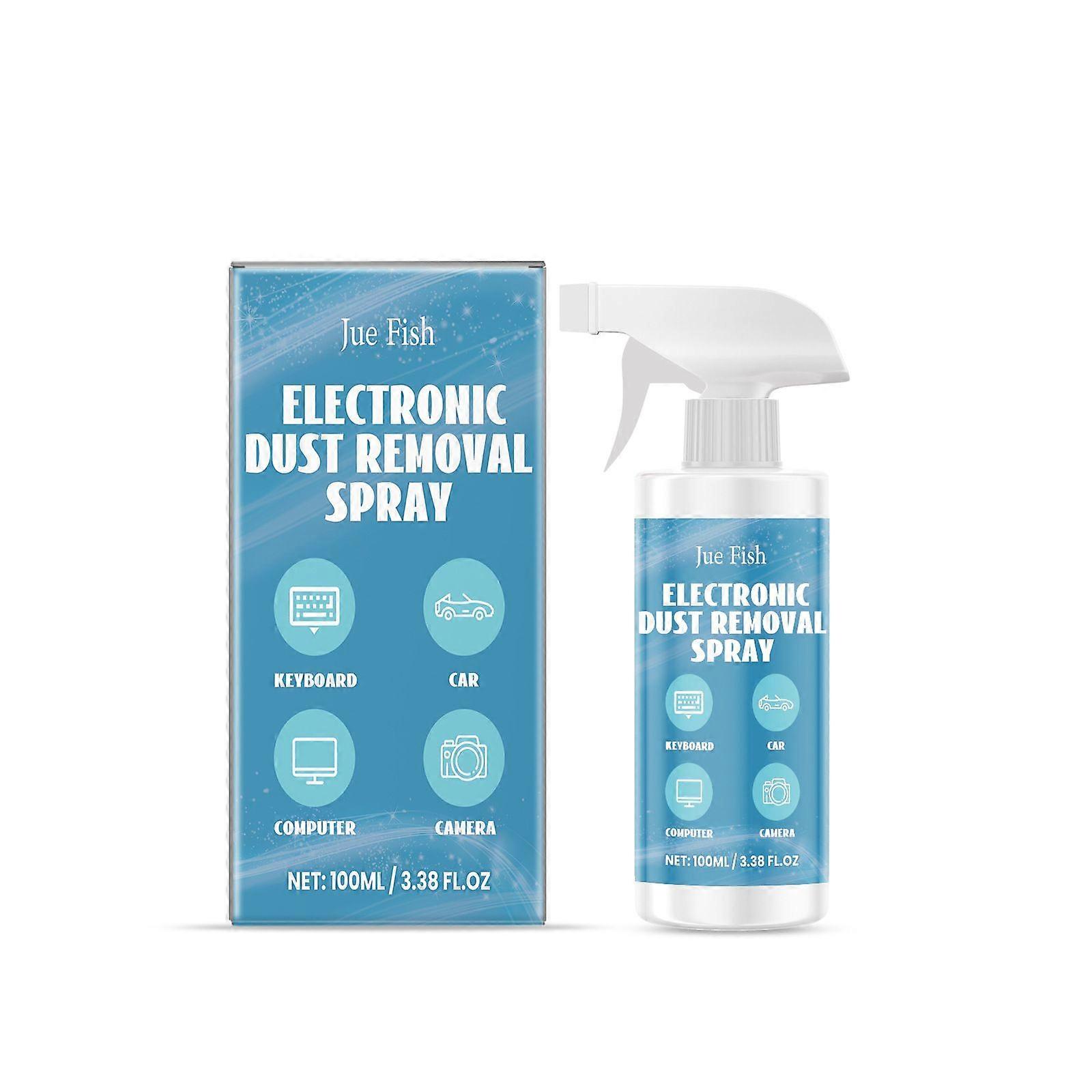 Jue Fish Electronic Dusting Spray Laptop Keyboard Cleaner Multi-Purpose Air Dusting Spray