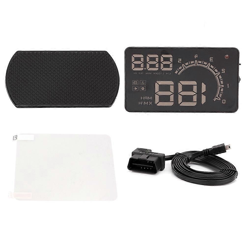 Universal 4" Automobile HUD Head-Up Display Windshield Screen Projector