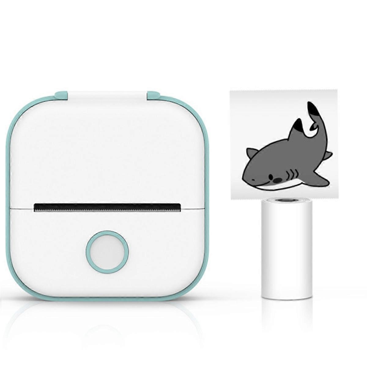 Mini Printer Sticker Printer Portable Thermal Printer Inkless Sticker Maker Machine Bluetooth Print