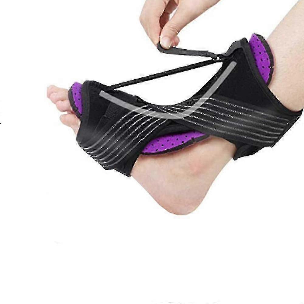 Adjustable Plantar Splint Foot Purple