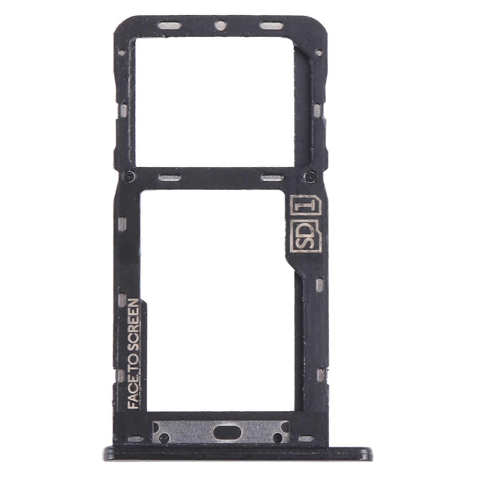 For Motorola Moto G7 Power US Version SIM Card Tray + Micro SD Card Tray