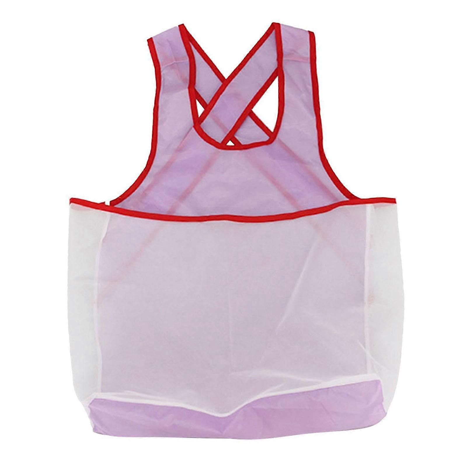 Practical Laundry Smock Functional Cloth Laundry Apron with Large Capacity Storage Pocket for Travel Campings