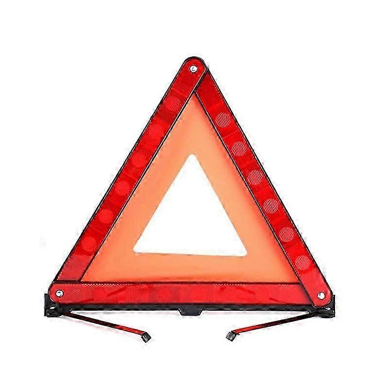 Car triangle warning board, reflective and foldable