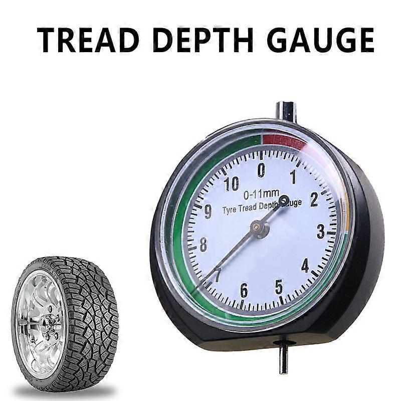 1pc Auto Tire Tread Depth Gauge Metric Ruler Car Tyre Attrition Measuring Toolbh