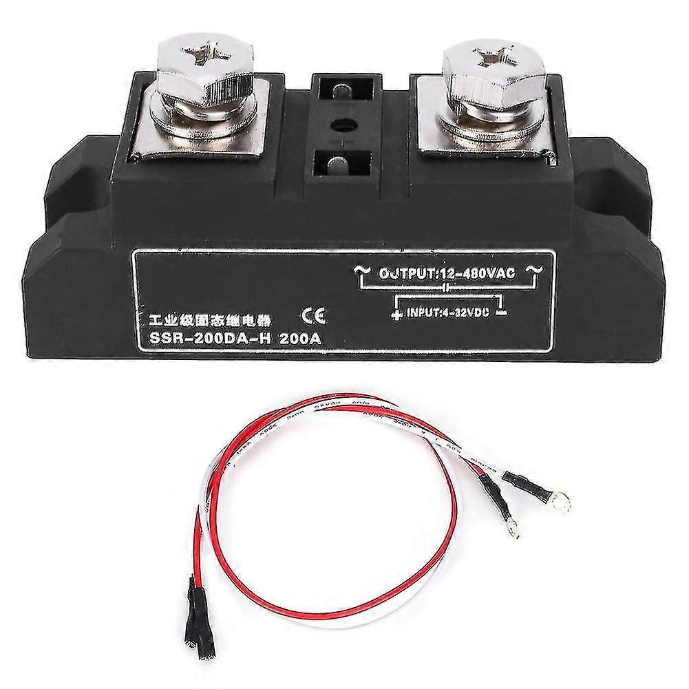Ssr-200da-h High Power Industrial Solid State Relay Accessory Electrical Supplies