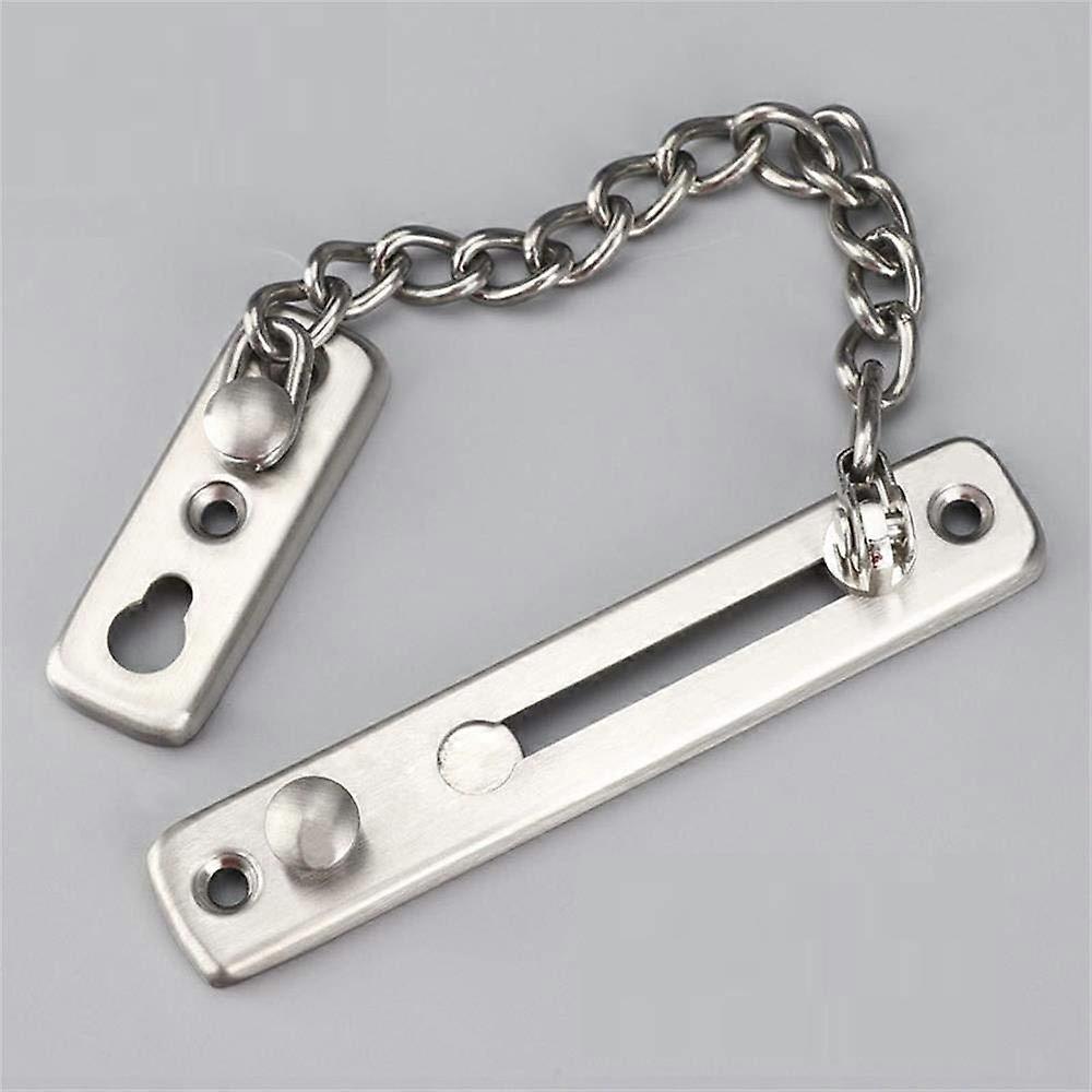 Door chain lock for bedroom security and hotel