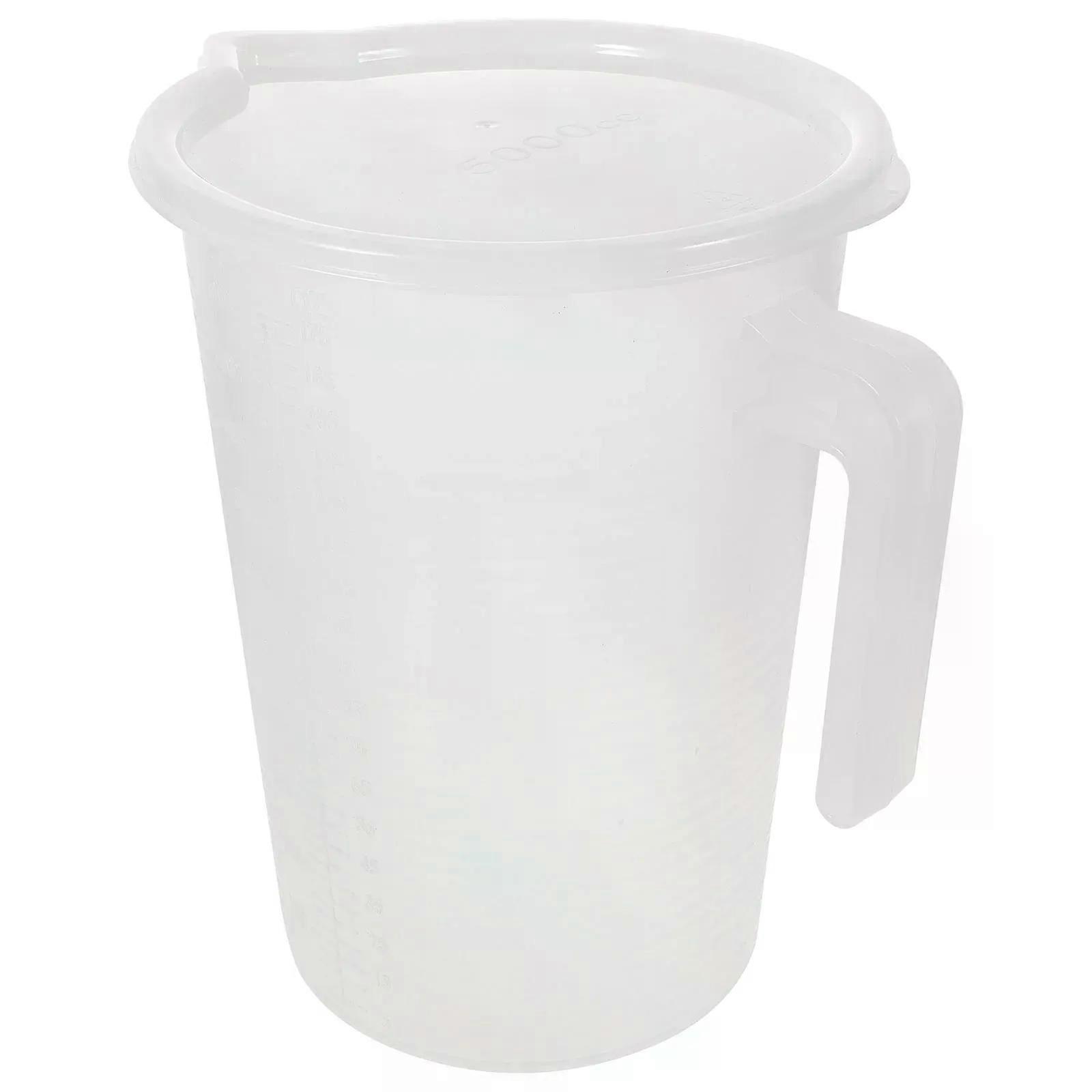 50l Measuring Cup Jug with Scale 5l Graduated Large Milk Pitcher Espresso Cups Coffee Mugs Lids