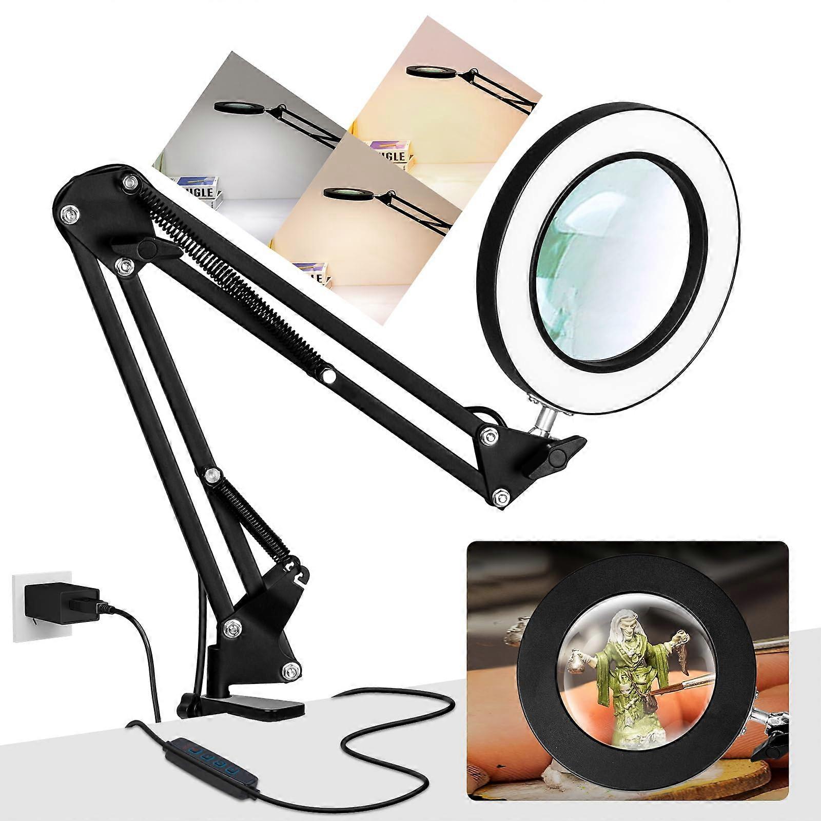 Magnifying Glass for Reading with Enhanced Magnification