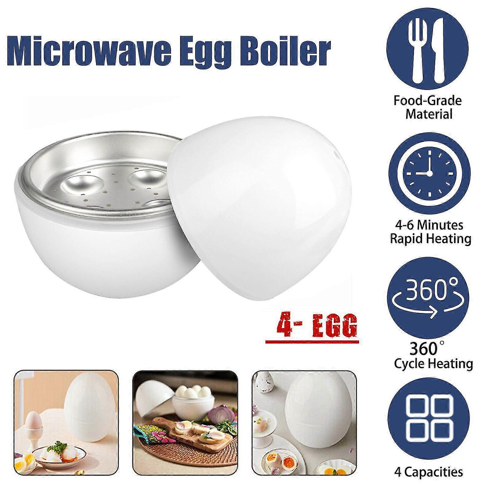 Microwave Egg Boiler Cooker Egg Pod Detaches the Shell Steamer Kitchen Cook Tool