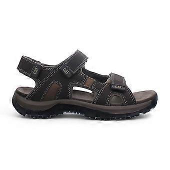 Men´s Caterpillar Giles Brown Leather Sandals Outdoor Trekking Slider Sandals
