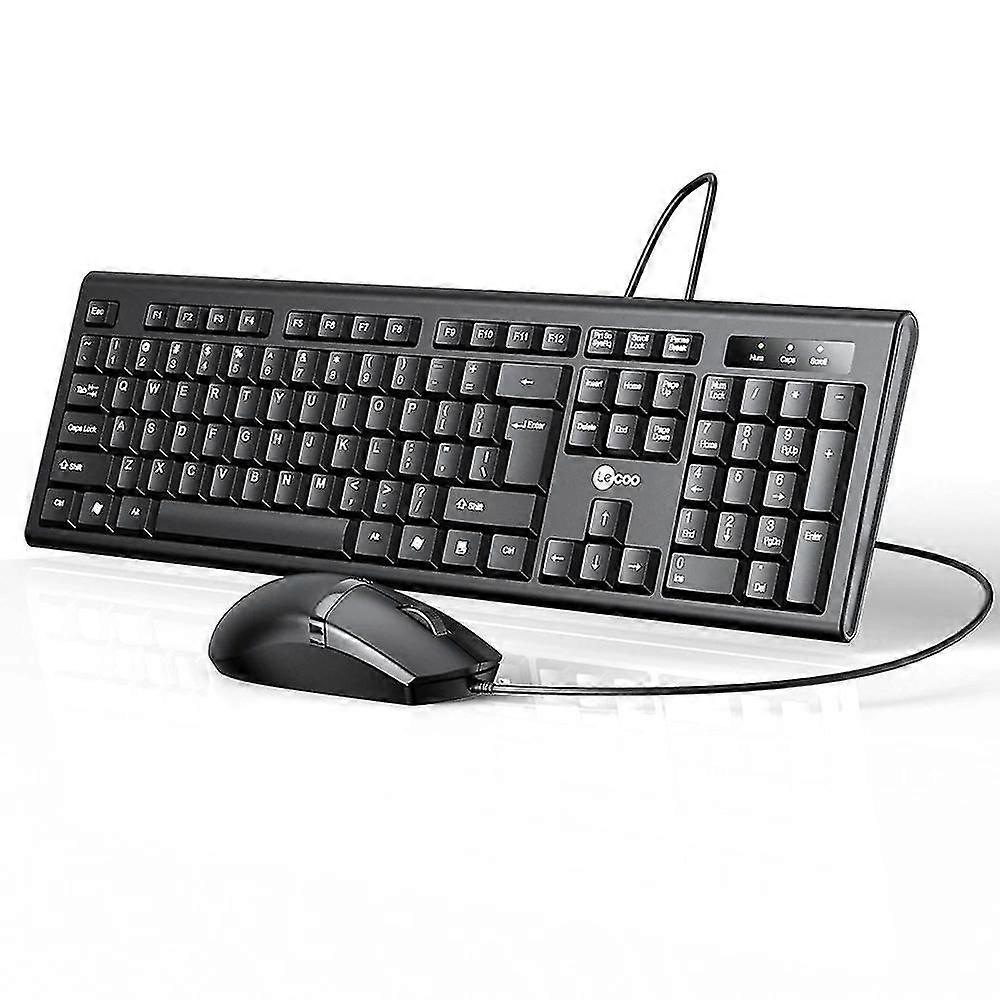 Wired Keyboard Mouse Combo Ergonomic Keyboard Mouse Set
