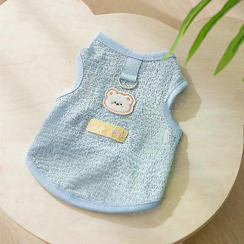Spring Summer Bear Harness - Cute Pet Clothing for Small to Medium Dogs and Cats