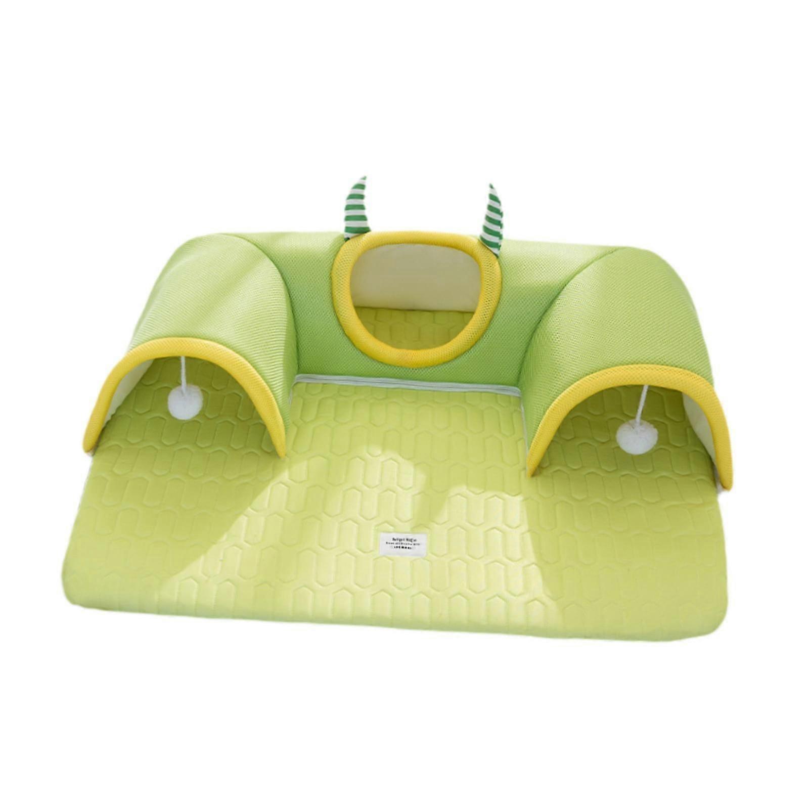Pet Cat Tunnel Bed Summer Nest Play Center for Hamster Rabbits Entertainment S