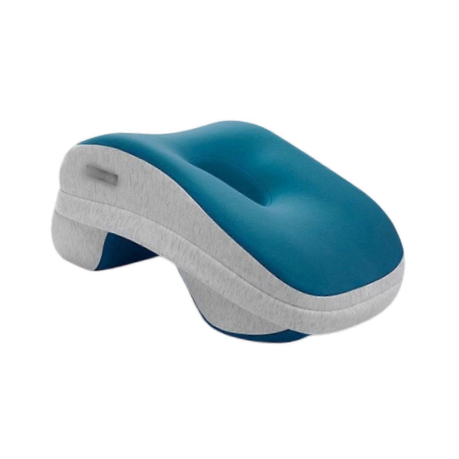 Face Down Pillow Portable Desk Napping Pillow for Road Trips Libraries Plane Blue