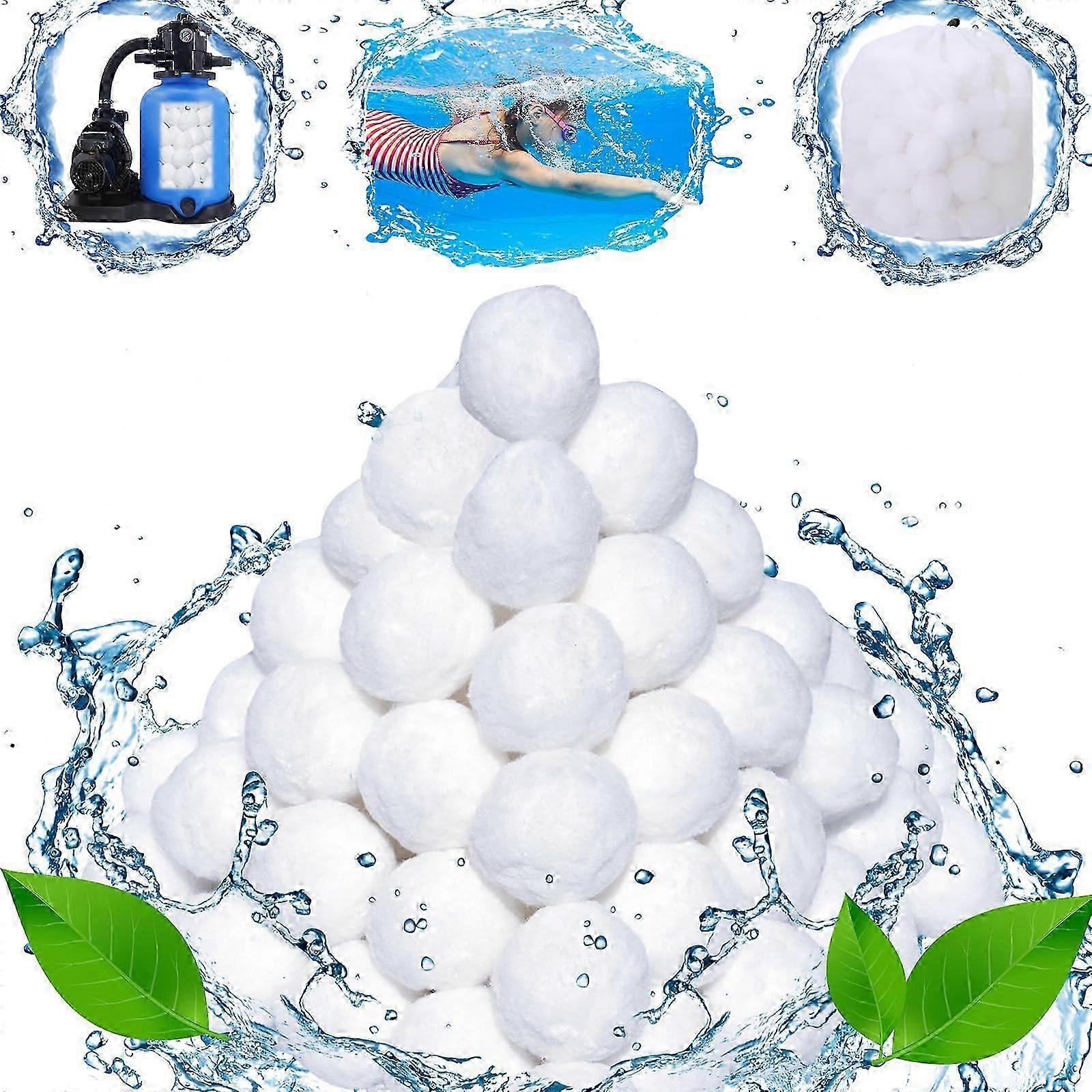 Filter Balls for Sand Filter Systems, 700g Filter Balls Pool Can Replace 25 kg Filter Sand, for Swimming Pool, Filter Pump, Pool