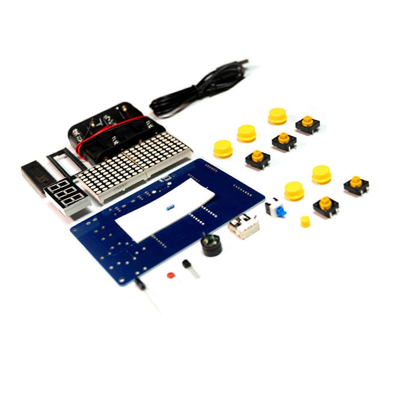 Pixel Game Machine DIY Soldering Kit Snake / Game Fun Electronic Soldering Practice Electronic Kit