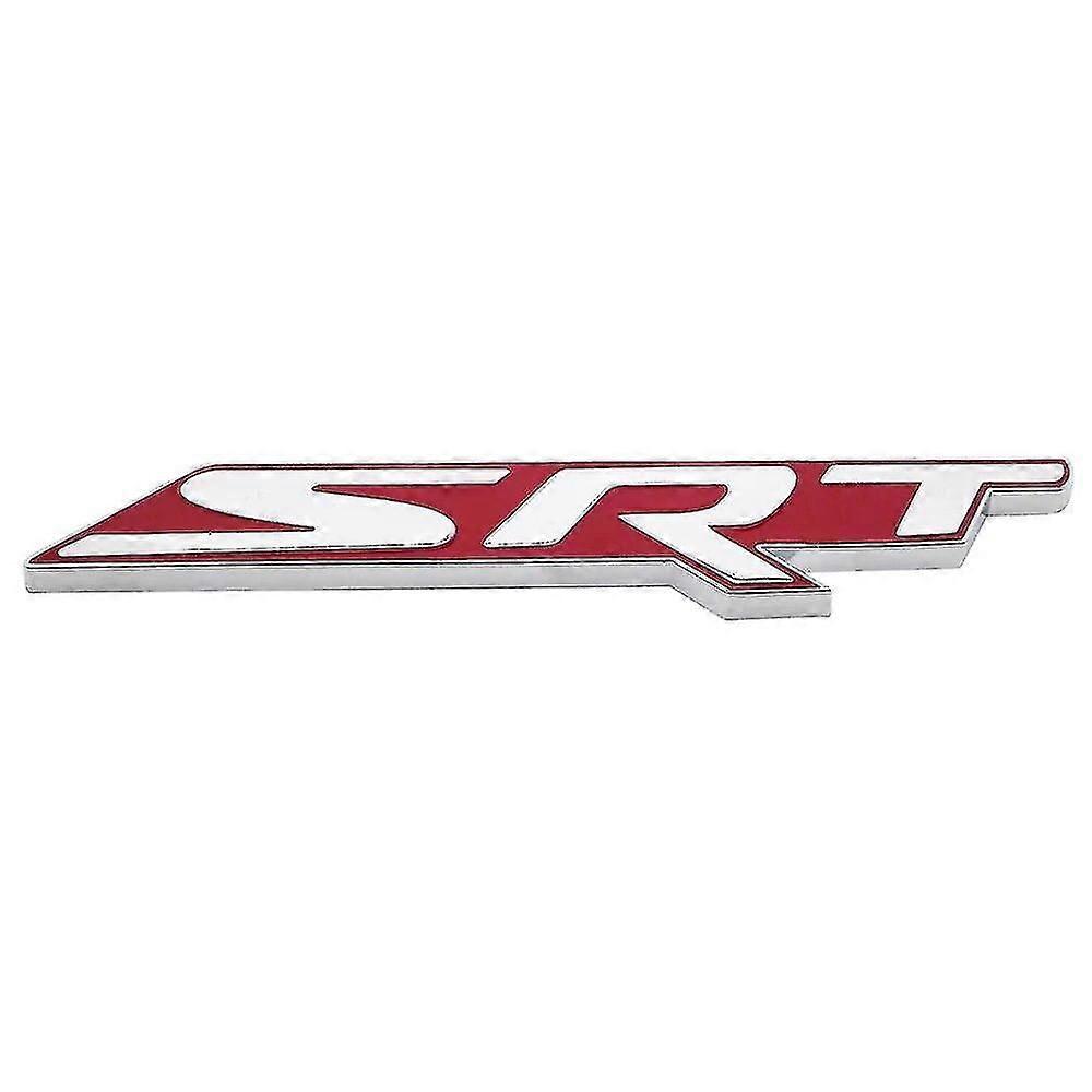 3D Metal Car Side Emblem Sticker Rear Trunk Badge SRT Decal for Jeep Dodge Jcuv Challenger Wrangler Cherokee Chrysler Voyager