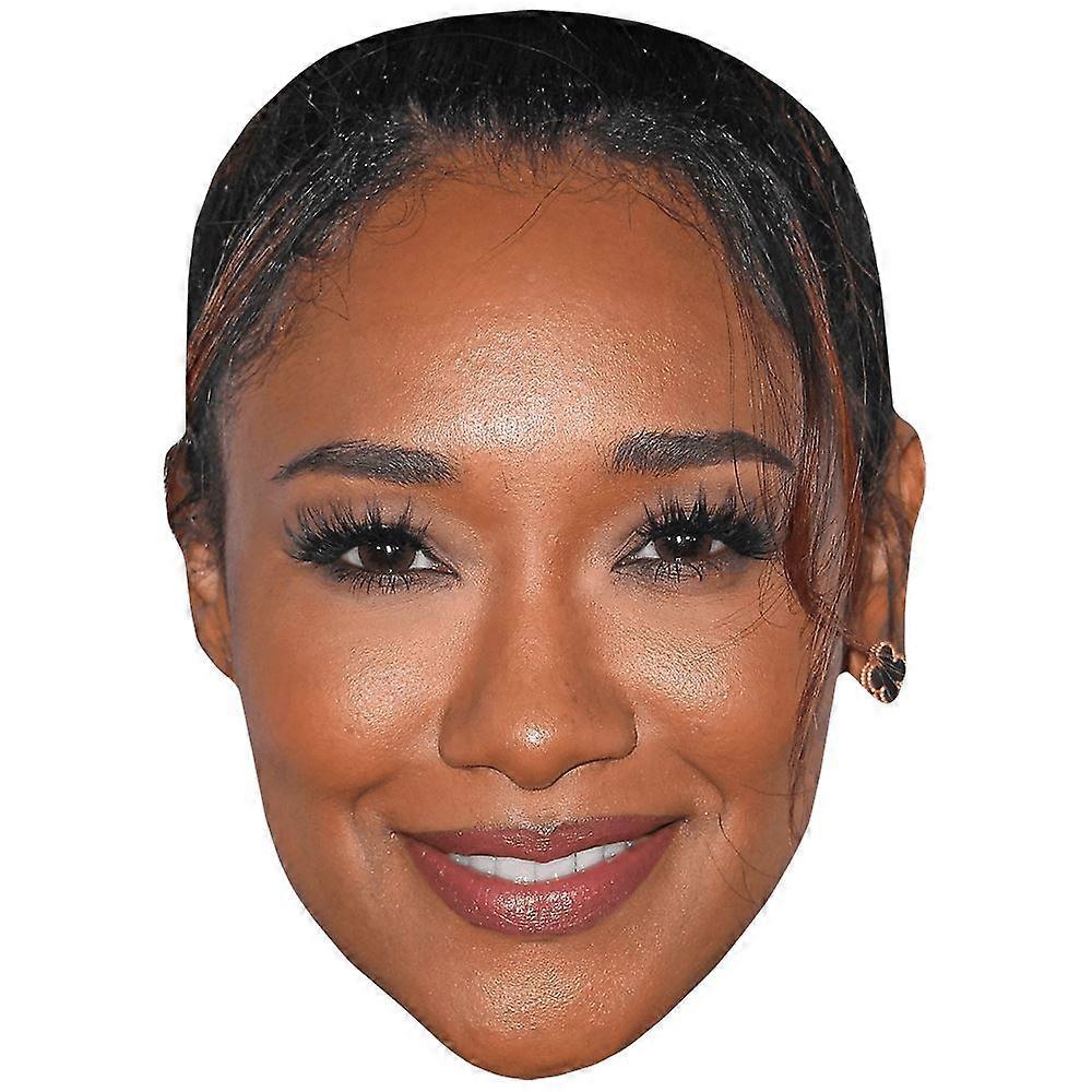 Candice Patton (Smile) Celebrity Mask, Flat Card Face