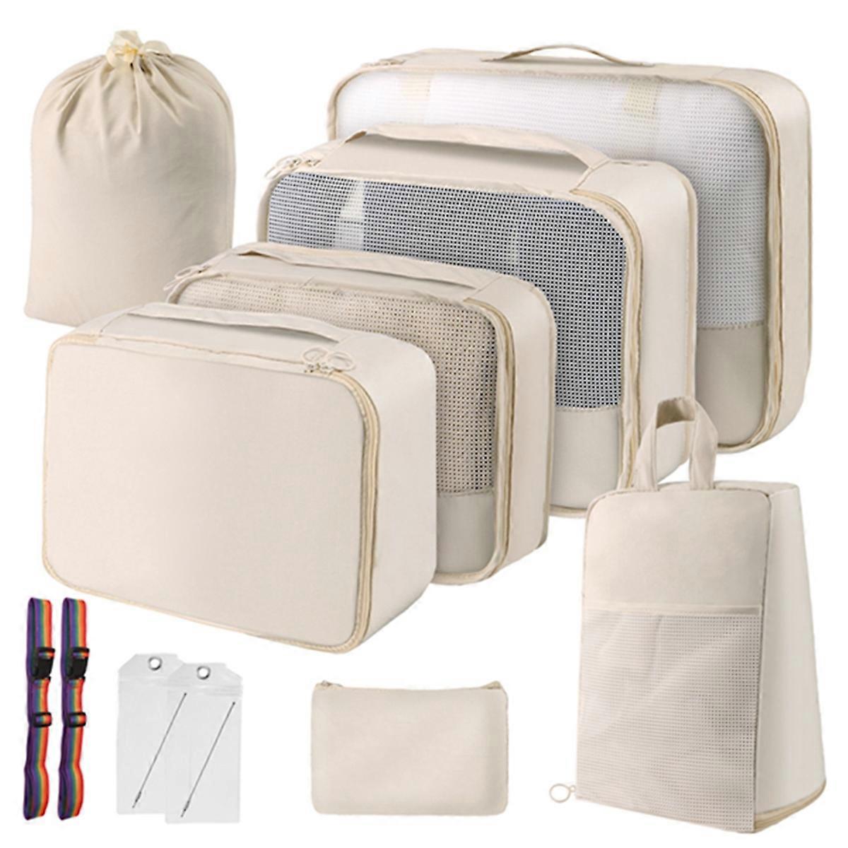 Packing Cubes for Travel - Luggage Organizer Bags for Family, Mesh Breathable for Suitcases