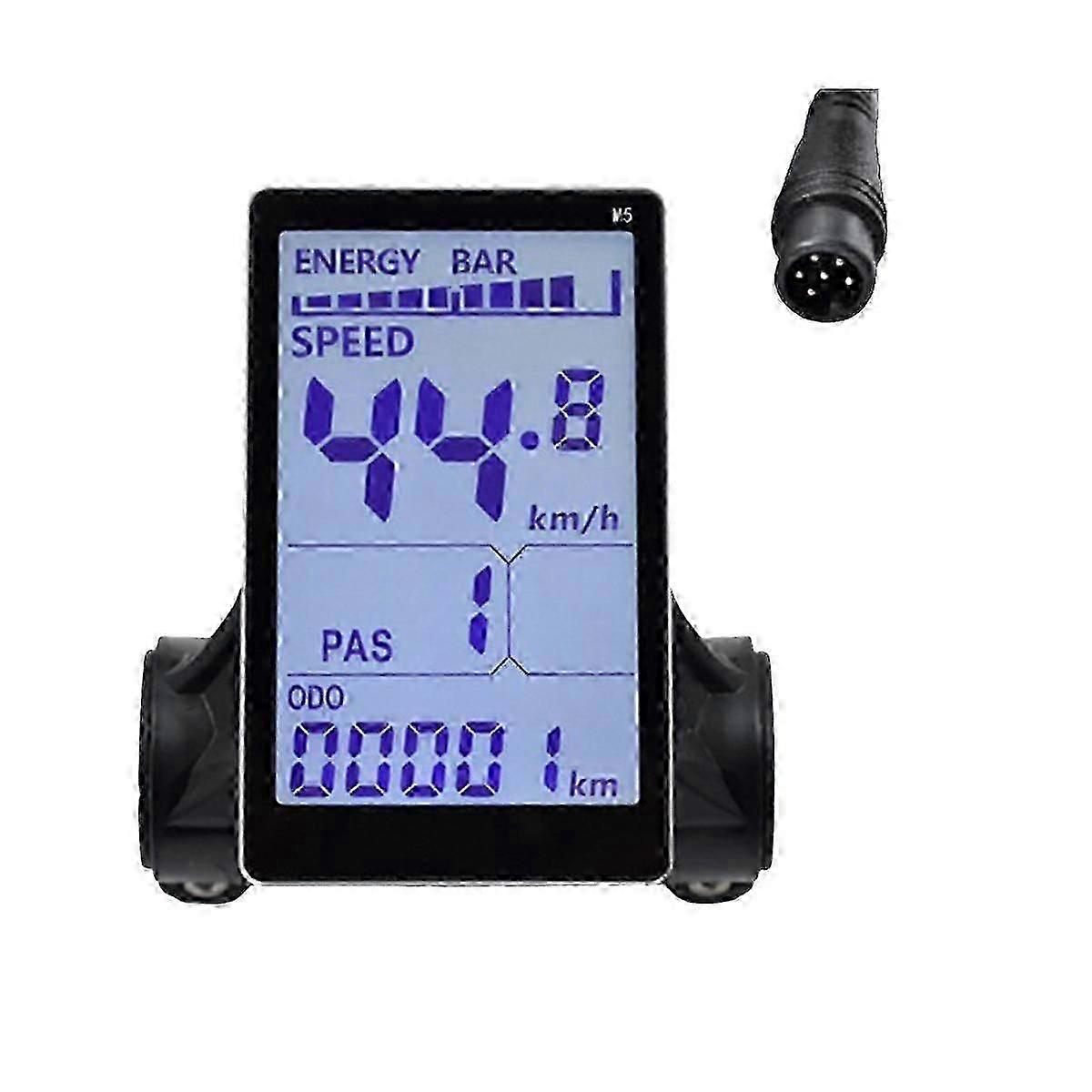 New Models M5 Electric Bike LCD Display Meter 24V 36V 48V 60V E Scooter LCD Panel Screen for Mountain Electric