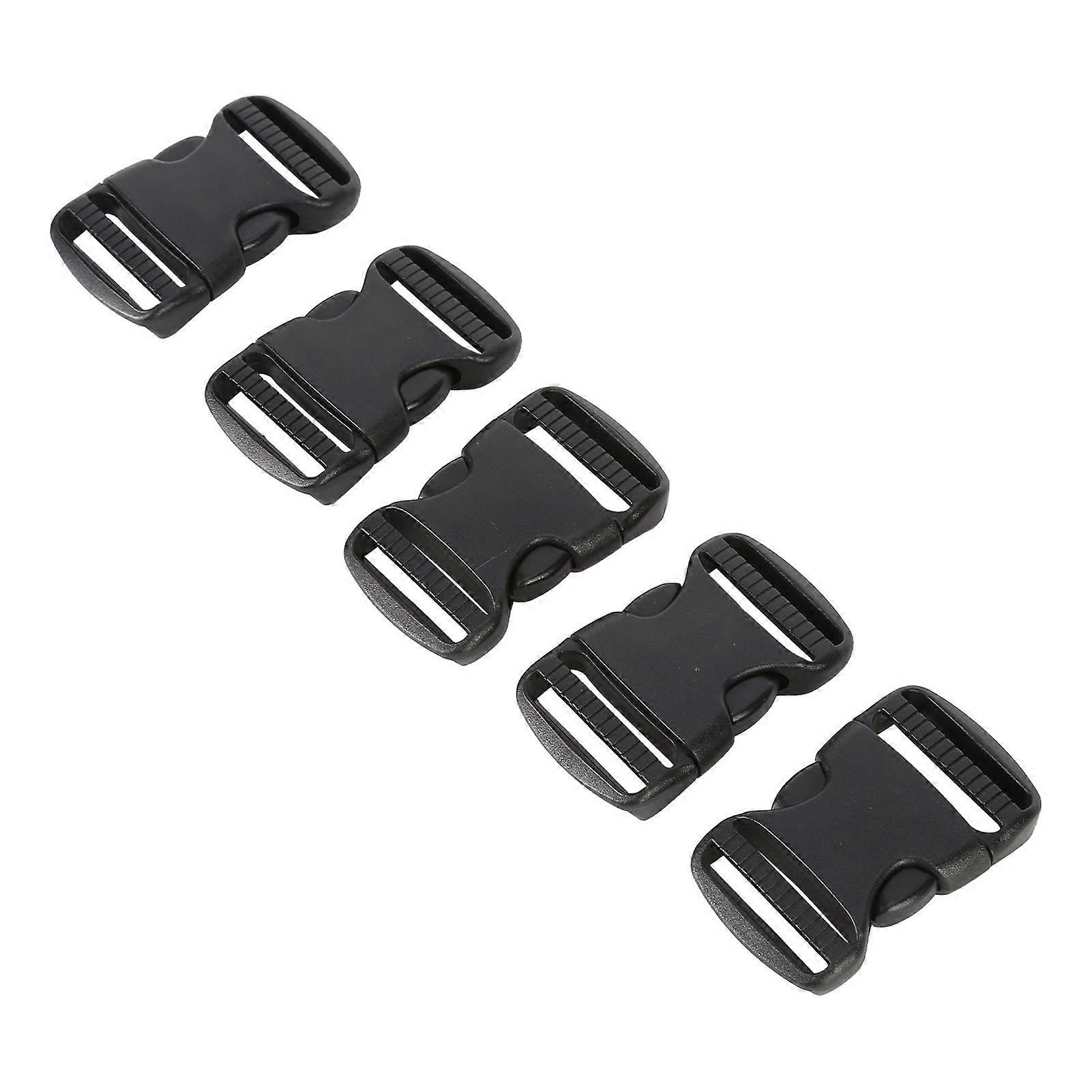 5-Piece Adjustable Quick-Release Strap Buckles for DIY Crafts