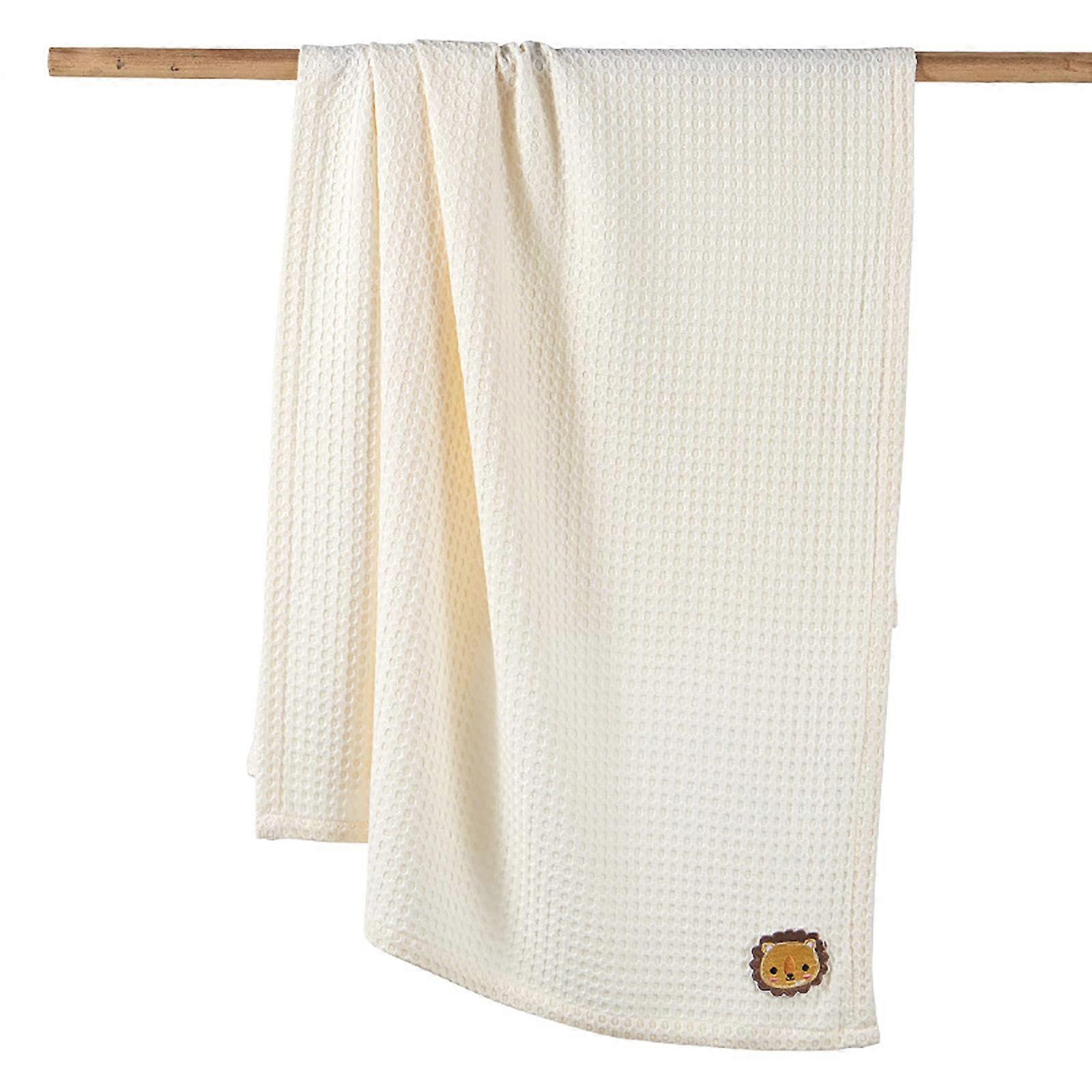Multipurpose Baby Bath Towel with Texture, Comfortable Baby Swaddles Blanket Wrap Cloth for Bath and Swimming  L