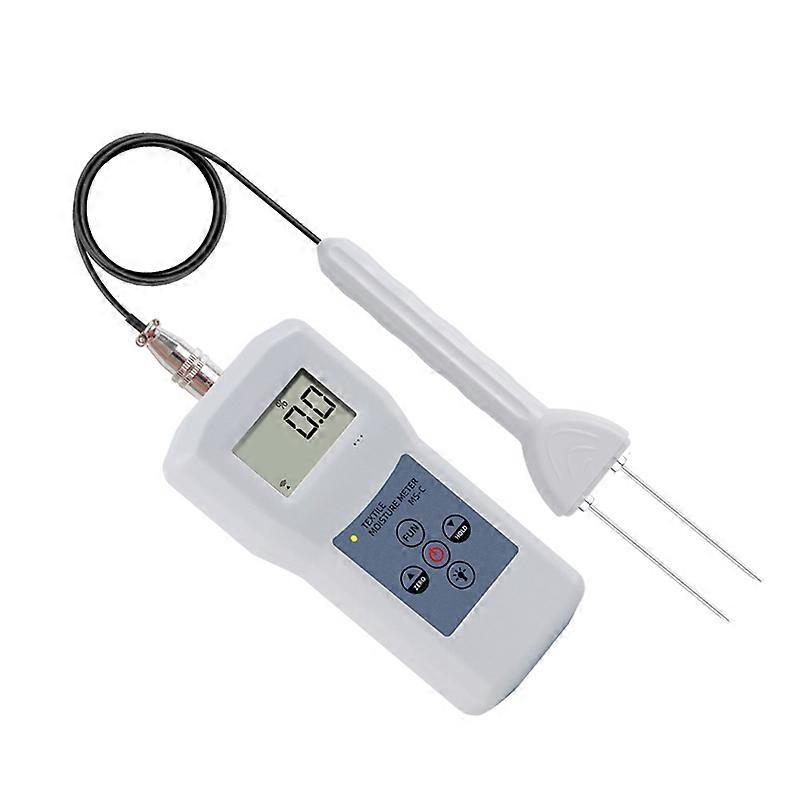 Yarn Moisture Meter Wool Silk Woollen Textile Materials Humidity Tester LCD Digital Display Cotton H