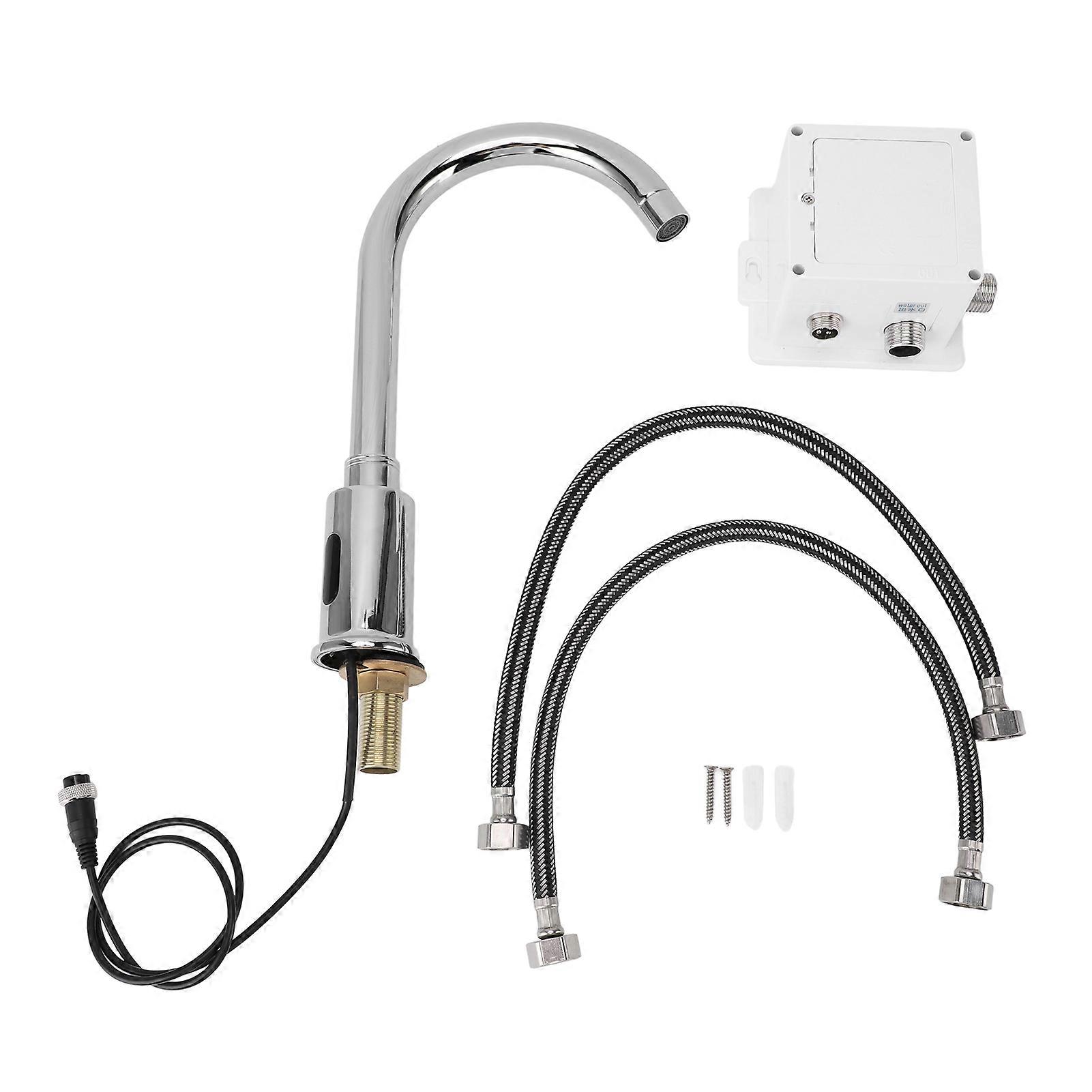 Automatic Faucet Infrared Sensor Single Cold Water Electronic Touchless Sink Faucet for Bathroom Kitchen