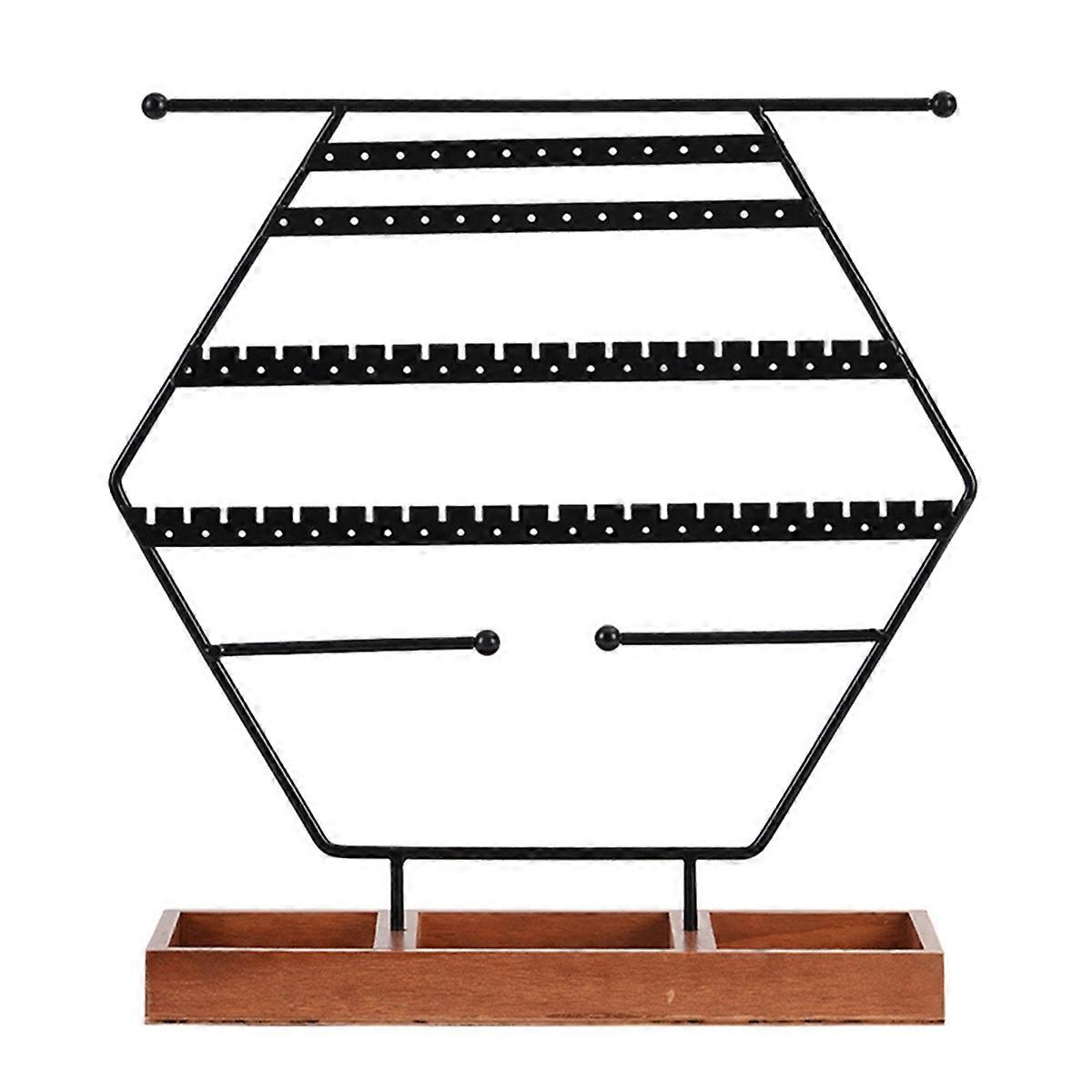 Simple Version Hexagonal Jewelry Display Rack Jewelry Storage Rack