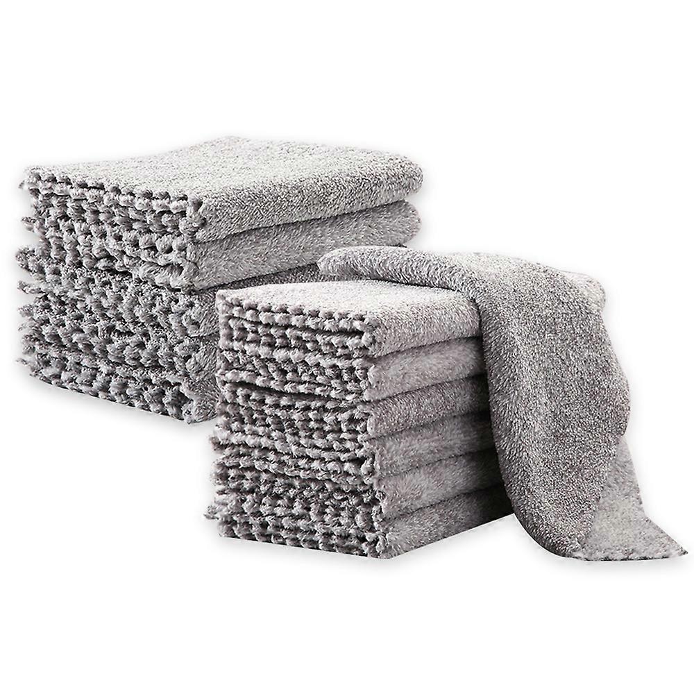 The rag is soft, absorbent, fluffy and streamless, suitable for household, kitchen, etc
