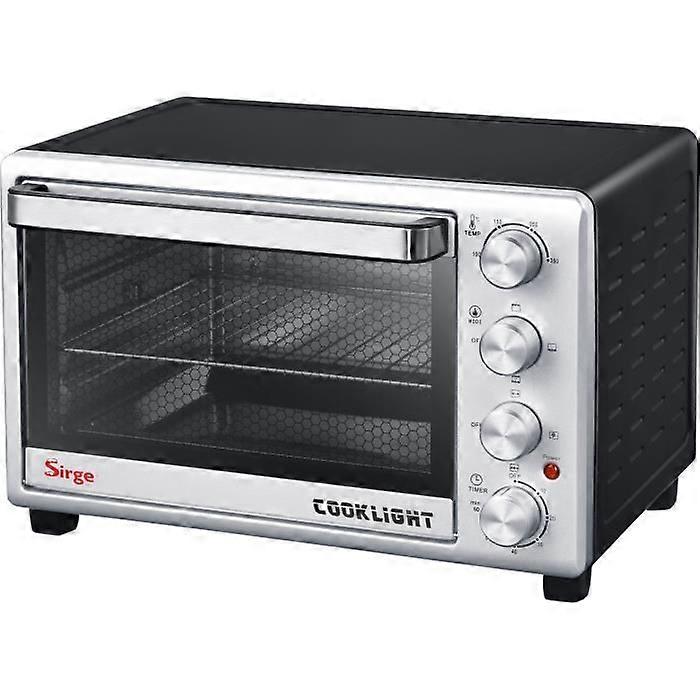 Sirge FORNO28CL Elektrische Oven met Binnenverlichting Geventileerd Fornetto 28 Liter 1500 Watt met Rotisserie