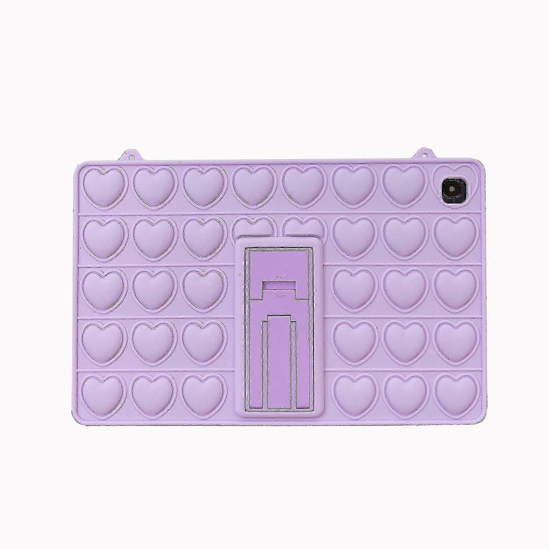 Pop-it Push Bubble Fidget Toy Silicone Cute Case per Ipad con cordino e ciondolo