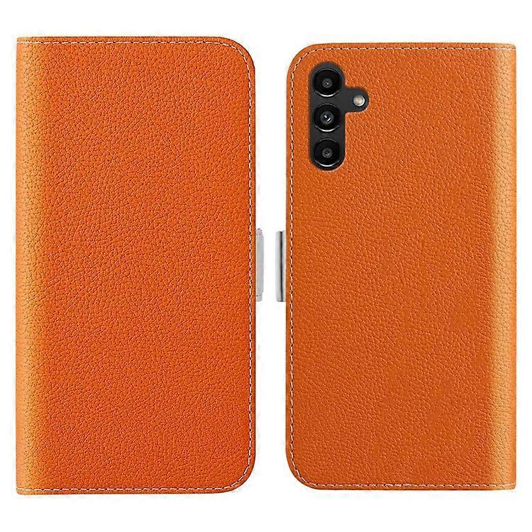 Phone Case Stand Wallet Compatible For Samsung Galaxy A34 5G , Litchi Texture Candy Color PU Leather Full Protection Cover