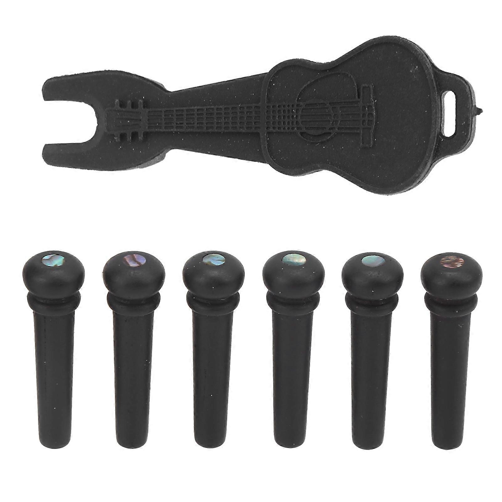 Ebony Guitar Bridge Pin Puller for Stringed Instrument Repair