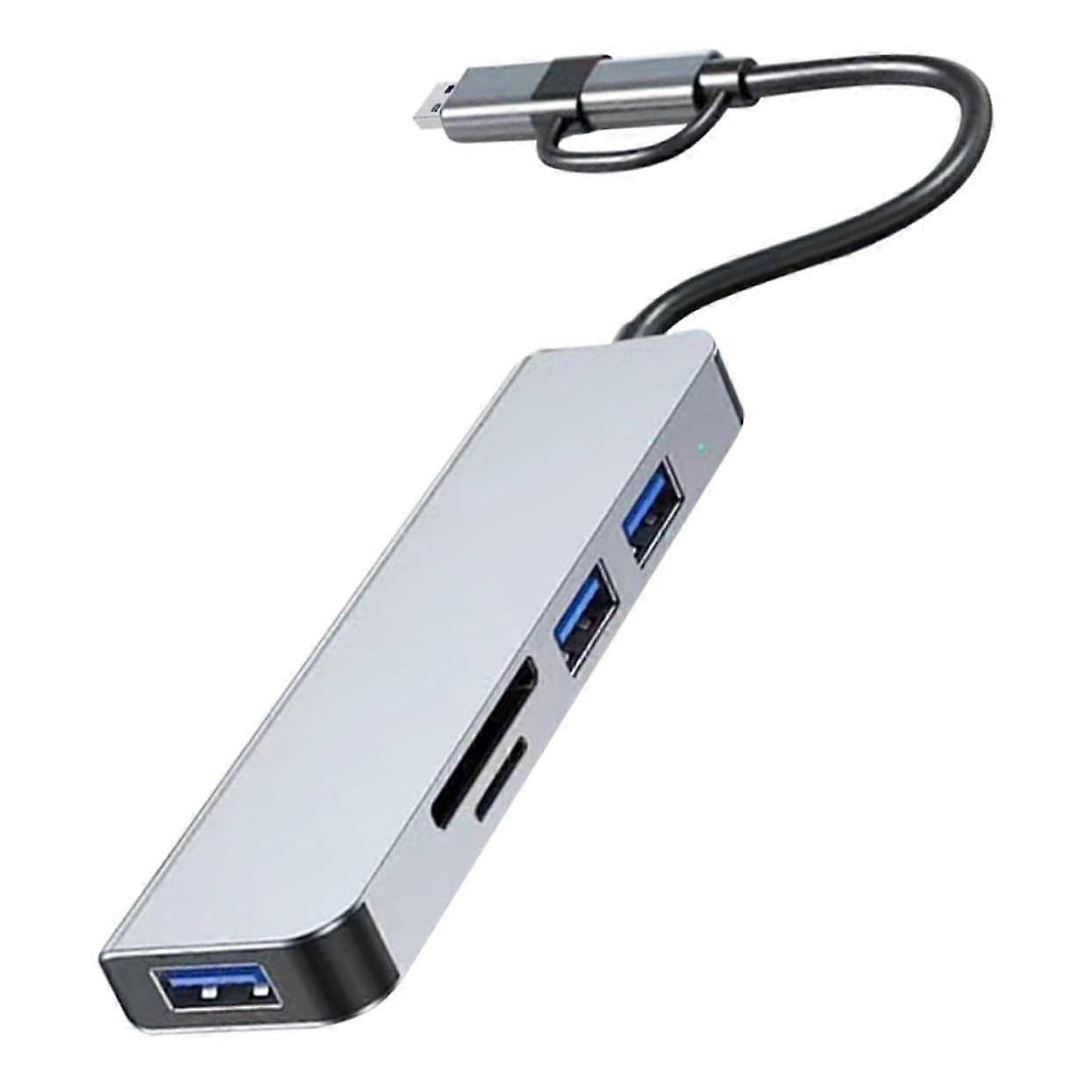 Computer Hub Laptop Type Port Dual Multi Universal Adapter Docking Station Adapter Hub Extension Hub Electronic Component