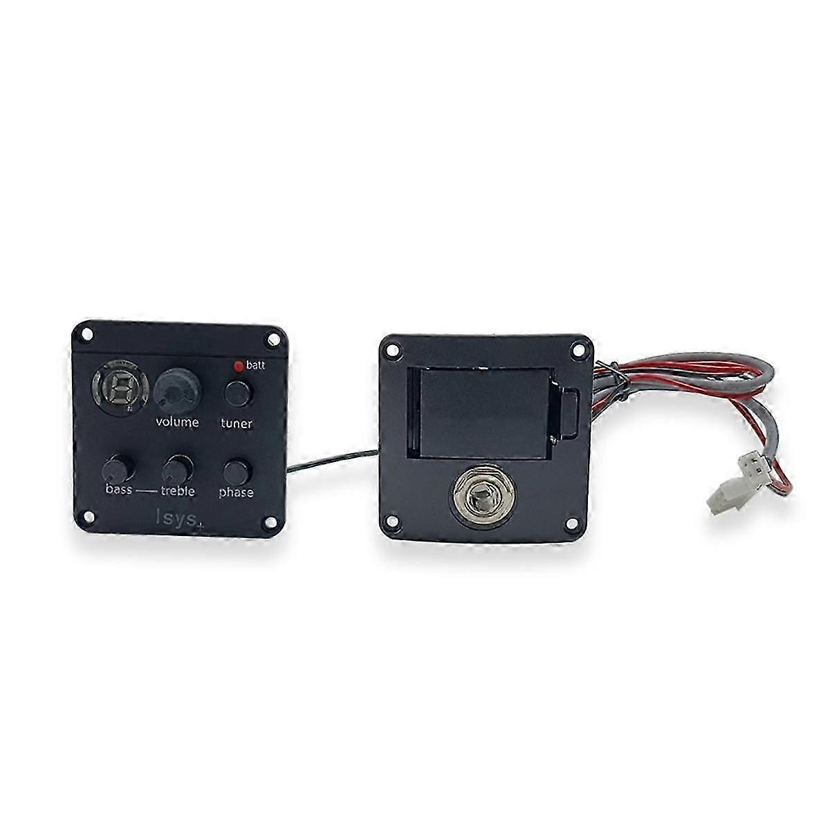 Akustisk gitarrpickup ISYS+ EQ förförstärkare för akustisk gitarr, justerbart ljud, gitarr