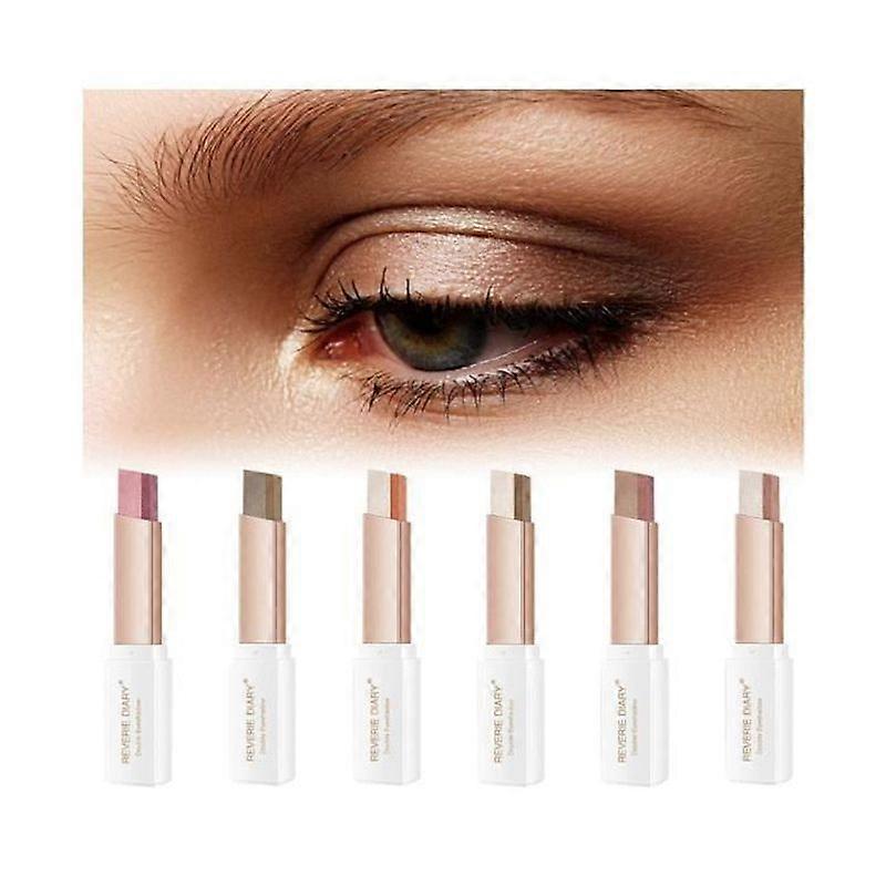 Pcs Two-tone Eye Shadow StickEyeshadowTwo-color Eye Shadow Gradient Eyeshadow StickEyeshadow