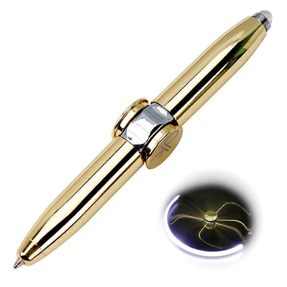 Multi-Function Cool Fidget Spinner Fingertip Gyro Pen with LED Light Anti Stress