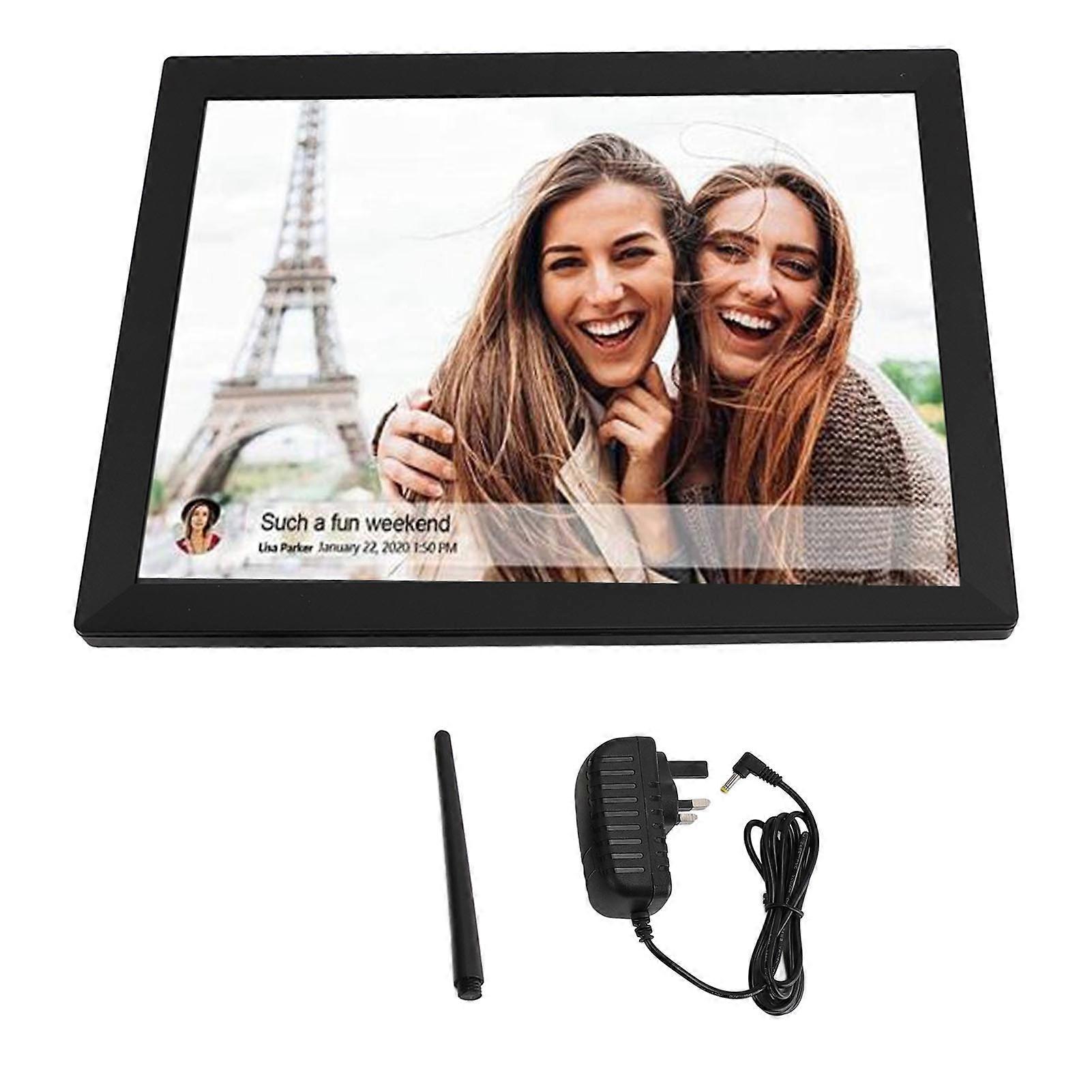 Digital Photo 15 Inch 1024x768 HD Touchscreen Auto Rotate Slideshow WiFi Smart Picture Frame for Frameo APP