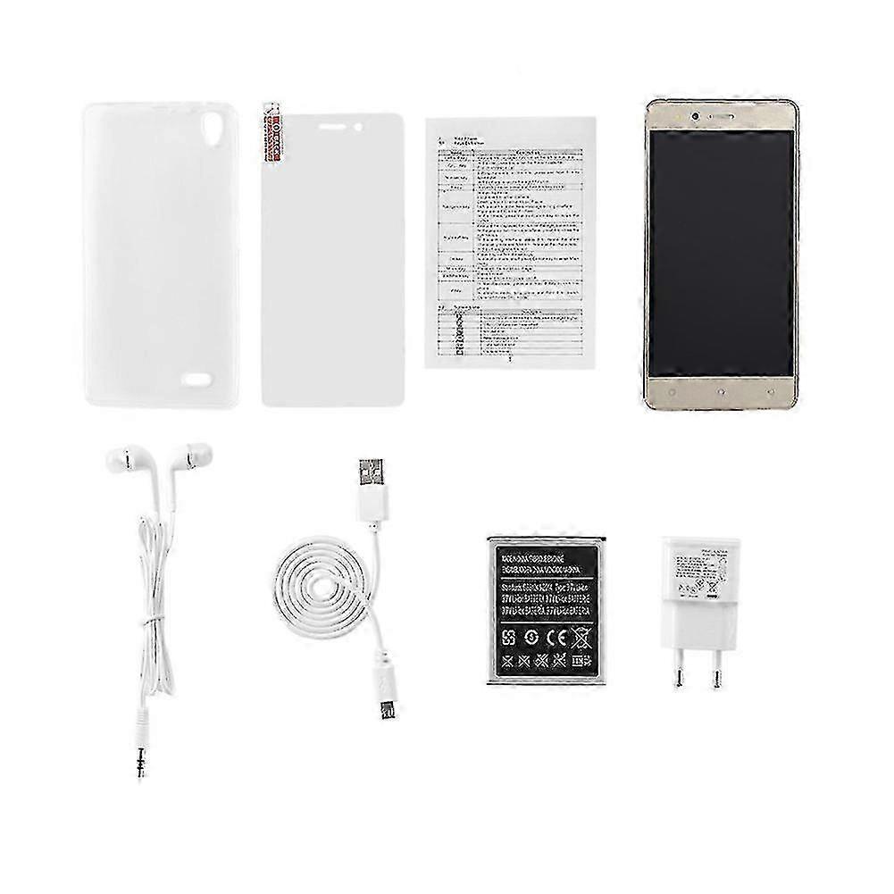 Dual Core 5.0 Inch Ultra Slim Unique Design EU Plug Smartphone for Android 4.4.2