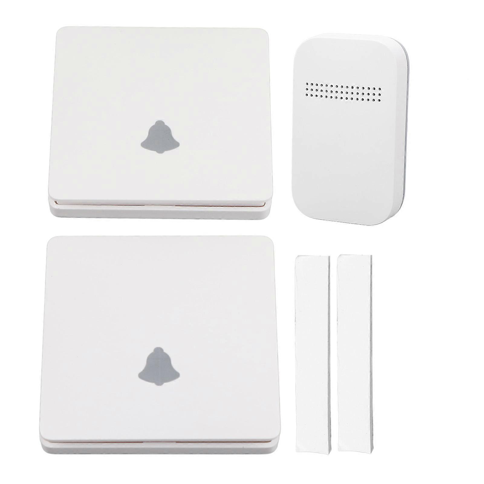 Self-Powered Wireless Doorbell Set - 38 Tones, Battery-Free, Multipurpose for Home Use