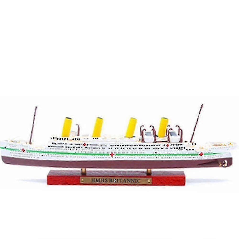 1/1250スケール 船の模型 タイタニック号 ブリタニア号 フランス クルーズ船模型 合金船 玩具コレクション ギフト -ys