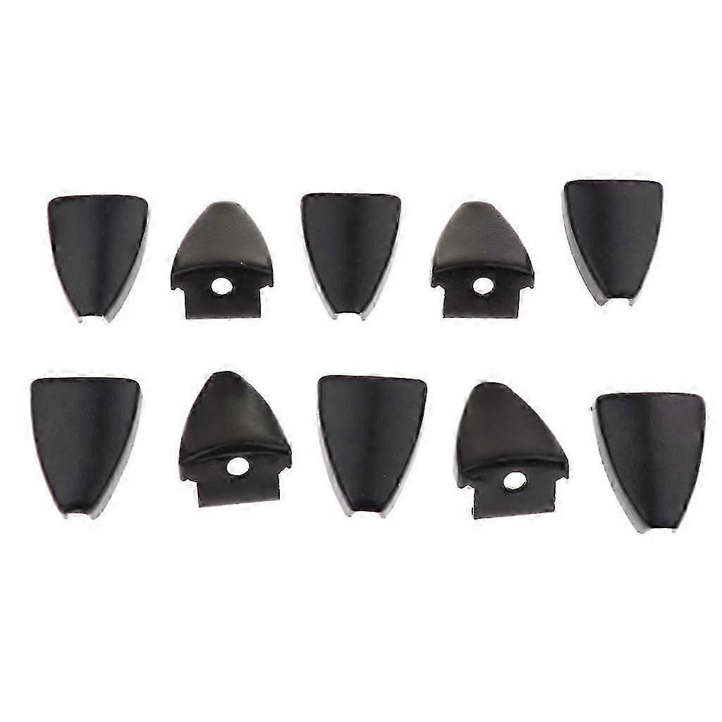 10 Pcs Black Triangle Shape Drum Claw Hook for Drum Set Parts Accessories