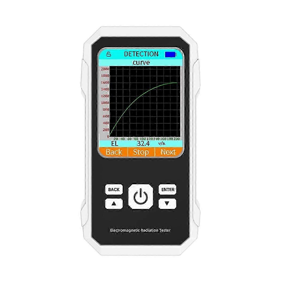 Digital Electromagnetic Radiation Detector Electric Field Magnetic-Field Intensity Tester EMF Meter