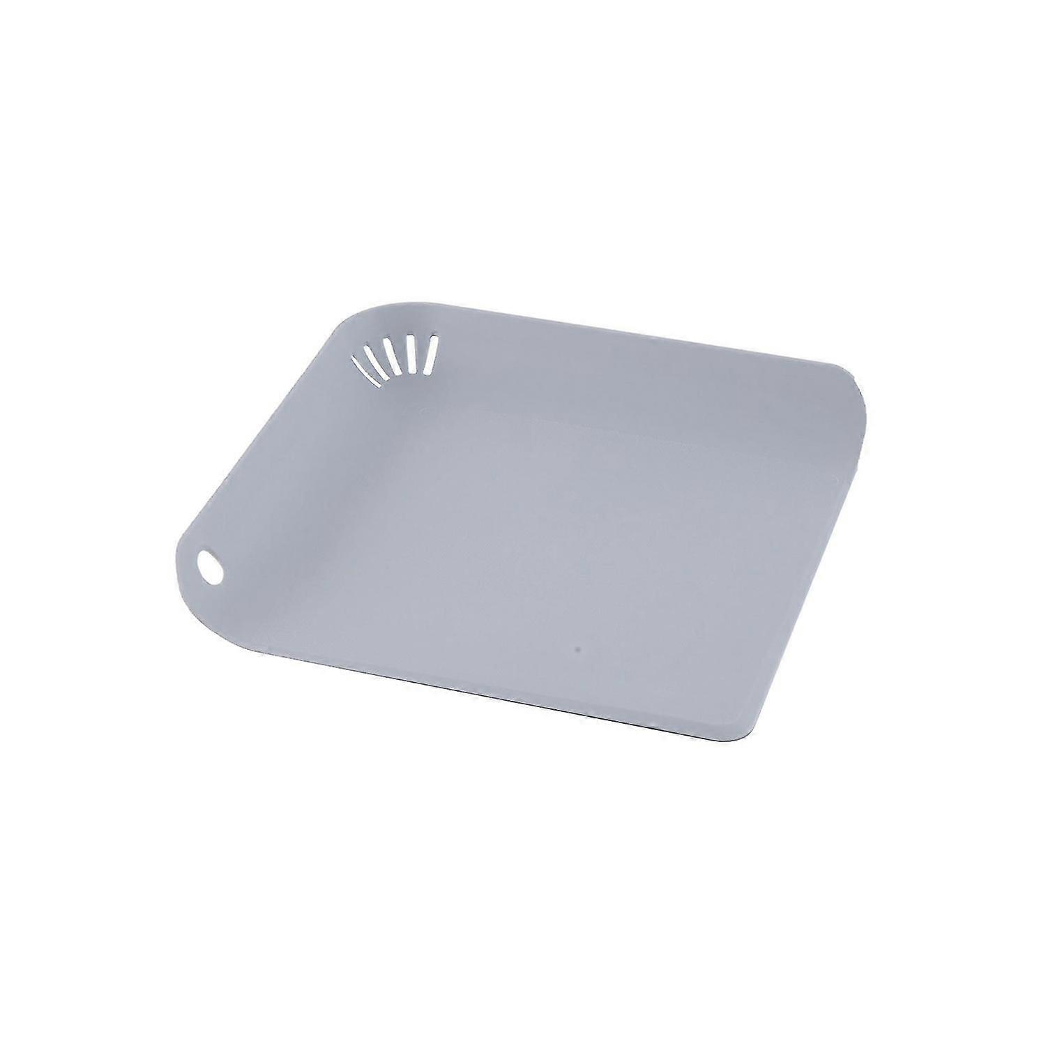 Chopping Board with Drain Hole Hanging Design Square Shape Food Grade Mold-proof Multi-function