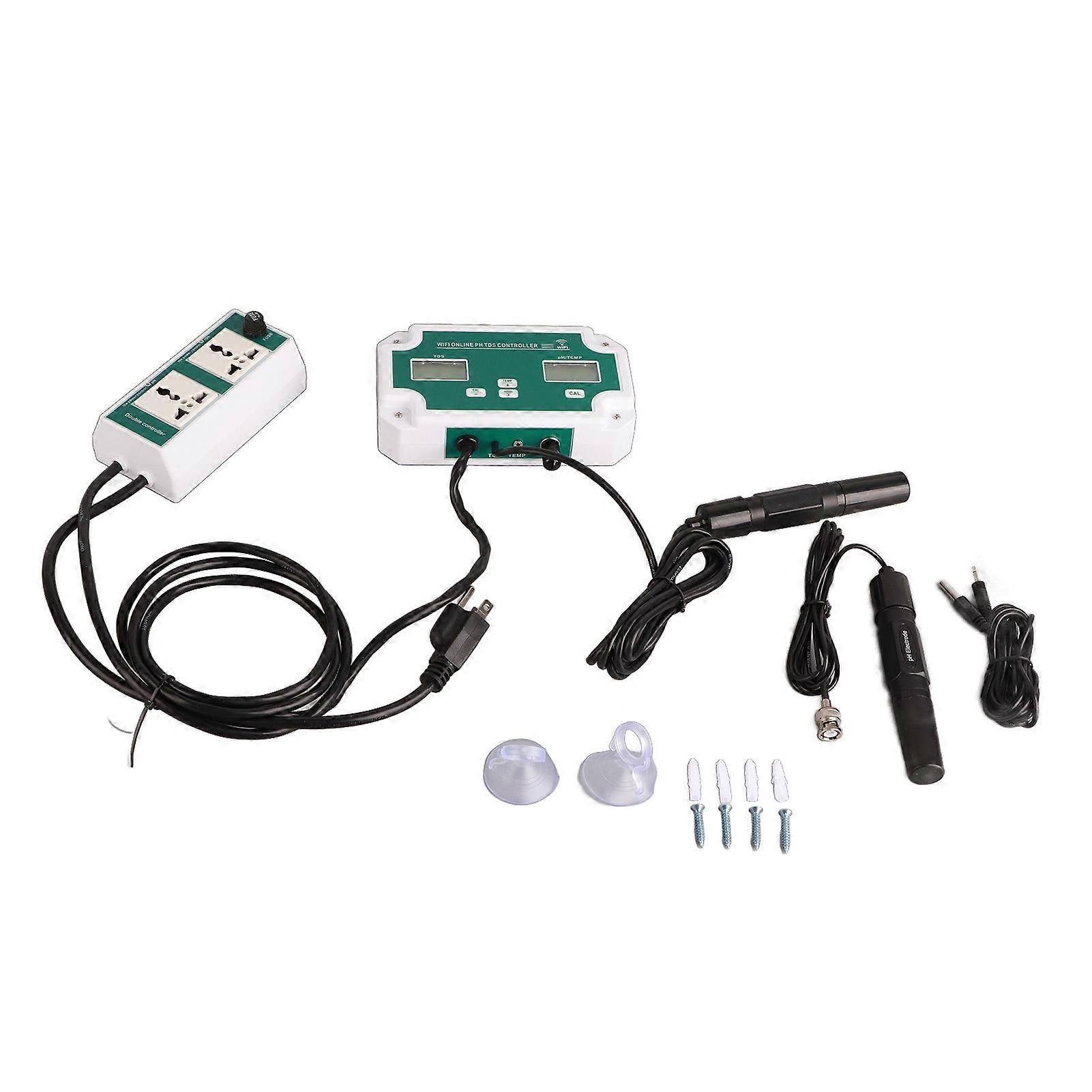 WiFi PH TDS Detector High Accuracy Water Quality Controller Analyzer with Temperature Probe